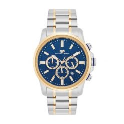 Rhodenwald & Söhne Zegarek Squando Stal nierdzewna Srebrny/żółte złoto Zegarki męskie 1 ct Męskie. Szare, analogowe zegarki Rhodenwald & Söhne, srebrne. Za 529.99 zł.