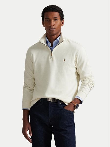 Polo Ralph Lauren Sweter 710P07411004 Écru Regular Fit. Białe swetry rozpinane Polo Ralph Lauren, l, bez wzorów, z bawełny, bez kołnierzyka, bez ramiączek. Za 649.99 zł.