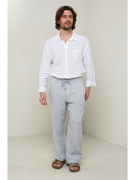 Lin Passion Spodnie w kolorze szarym rozmiar: XL/XXL. Szare spodnie materiałowe Lin Passion, xl, bez wzorów, z bawełny. Za 131.12 zł.