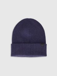 4F Czapka w kolorze granatowym rozmiar: onesize. Niebieskie czapki zimowe 4F, bez wzorów, z bawełny. Za 56.95 zł.