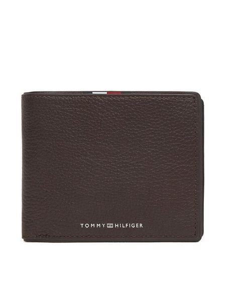 Tommy Hilfiger Portfel Th Corp Cc & Coin AM0AM13740 Brązowy. Brązowe portfele Tommy Hilfiger, bez wzorów, ze skóry. Za 199.99 zł.