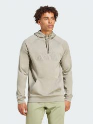 Adidas Bluza "Game and Go" w kolorze beżowym rozmiar: S. Brązowe bluzy Adidas, s, bez wzorów, z kapturem. Za 109.78 zł.