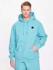 DC Bluza ADYFT03362 Niebieski Regular Fit. Niebieskie bluzy DC, l, bez wzorów, z bawełny, bez kaptura. Za 219.99 zł.