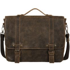 Duża torba męska skórzana Canaletto – laptop 15" TM262s235. Brązowe torby na laptopa . Za 520.00 zł.