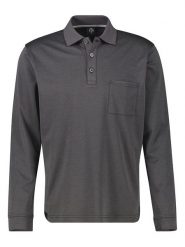 Lerros Koszulka polo w kolorze czarnym rozmiar: S. Czarne koszulki polo Lerros, s, bez wzorów, bez kołnierzyka, bez ramiączek. Za 99.95 zł.