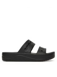 Crocs Klapki BAYA PLATFORM SANDAL 208188-001 Czarny. Czarne klapki Crocs, z tworzywa sztucznego. Za 199.99 zł.