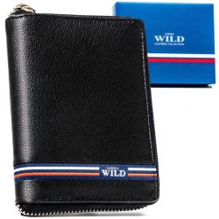 Portfel męski Always Wild N4Z-GV czarny. Czarne portfele Always Wild, bez wzorów, ze skóry. Za 59.99 zł.