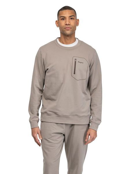 Bergans Bluza funkcyjna "Midtli" w kolorze szarobrązowym rozmiar: L. Brązowe bluzy bez kaptura Bergans, l, bez wzorów, z materiału, bez kaptura. Za 192.33 zł.