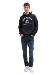 Tom Tailor Bluza w kolorze granatowym rozmiar: L. Niebieskie bluzy Tom Tailor, l, bez wzorów, z kapturem. Za 96.60 zł.