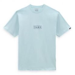 Koszulka sportowa męska Vans MN Classic Easy Box. Niebieskie t-shirty sportowe Vans, bez wzorów, z bawełny, bez ramiączek, trekkingowe. Za 236.00 zł.