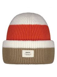 Barts Czapka "Ardem" w kolorze beżowo-białym rozmiar: onesize. Białe czapki zimowe Barts, z aplikacjami, ze splotem. Za 65.38 zł.