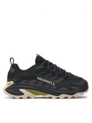 Merrell Sneakersy Moab Speed 2 J037525 Czarny. Czarne buty sportowe casual Merrell, bez wzorów, z materiału, bez zapięcia. Za 499.99 zł.