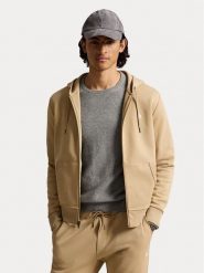 Polo Ralph Lauren Bluza 710881517514 Beżowy Regular Fit. Brązowe bluzy Polo Ralph Lauren, l, bez wzorów, z bawełny, bez kaptura. Za 879.99 zł.
