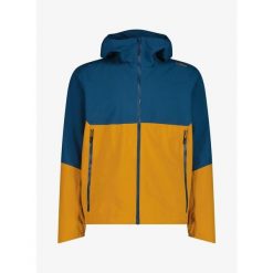 Kurtka przeciwdeszczowa męska CMP Rovik. Żółte kurtki CMP, m, bez wzorów, bez kaptura. Za 384.99 zł.