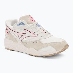 Buty Mizuno Contender. Białe buty trekkingowe Mizuno, bez wzorów, bez zapięcia. Za 269.99 zł.