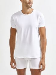 Craft Koszulka sportowa "Core Dry" w kolorze białym rozmiar: M. Białe t-shirty sportowe Craft, bez wzorów, z materiału, bez ramiączek, outdoorowe. Za 49.45 zł.