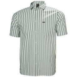 Koszula Helly Hansen Fjord Qd Ss 2.0. Zielone koszule Helly Hansen, m, bez wzorów, bez kołnierzyka, bez ramiączek. Za 323.00 zł.