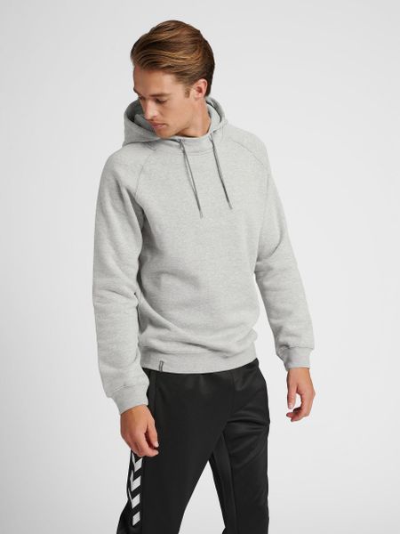 Bluza z kapturem Hummel Red Heavy. Szare bluzy z kapturem Hummel, m, bez wzorów, z bawełny, z kapturem. Za 142.58 zł.