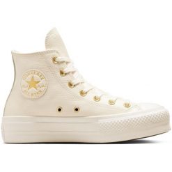 Sneakers Converse Chuck Taylor As Lift. Brązowe buty trekkingowe Converse, bez wzorów, ze skóry ekologicznej, bez zapięcia. Za 363.99 zł.