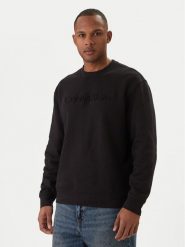 Calvin Klein Bluza Eu Sportswear Graphic LV04LF230G Czarny Regular Fit. Czarne bluzy CALVIN KLEIN, m, bez wzorów, z bawełny, bez kaptura. Za 369.99 zł.