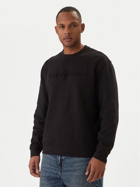 Calvin Klein Bluza Eu Sportswear Graphic LV04LF230G Czarny Regular Fit. Czarne bluzy CALVIN KLEIN, m, bez wzorów, z bawełny, bez kaptura. Za 369.99 zł.