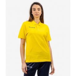 Elegancka letnia koszula polo Givova z bawełny. Fioletowe koszule Givova, na lato, m, bez wzorów, z bawełny, bez kołnierzyka, bez ramiączek. Za 63.36 zł.