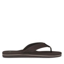 Japonki Quiksilver. Brązowe japonki Quiksilver, bez wzorów. Za 119.99 zł.