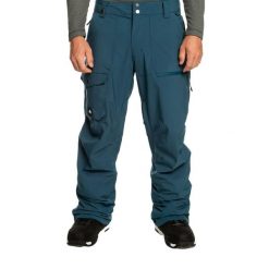 Spodnie snowboardowe męskie Quiksilver Utility. Niebieskie spodnie narciarskie i snowboardowe Quiksilver, m, bez wzorów, narciarskie. Za 479.99 zł.
