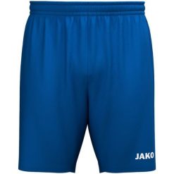 Spodenki treningowe Jako One. Niebieskie krótkie spodenki sportowe JAKO, l, bez wzorów, z poliesteru. Za 153.00 zł.