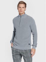 Blend Sweter 20714337 Szary Regular Fit. Szare swetry rozpinane Blend, m, bez wzorów, z bawełny, bez kołnierzyka, bez ramiączek. Za 129.99 zł.