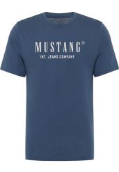 Męski T-Shirt Mustang Style Alex Dark Denim 1017990 5242. T-shirty Mustang, m, bez wzorów, z denimu, bez kołnierzyka, bez ramiączek. Za 79.99 zł.