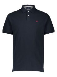 Hackett London Koszulka polo w kolorze granatowym rozmiar: 3XL. Niebieskie koszulki polo Hackett London, xl, bez wzorów, z bawełny, bez kołnierzyka, bez ramiączek. Za 195.99 zł.