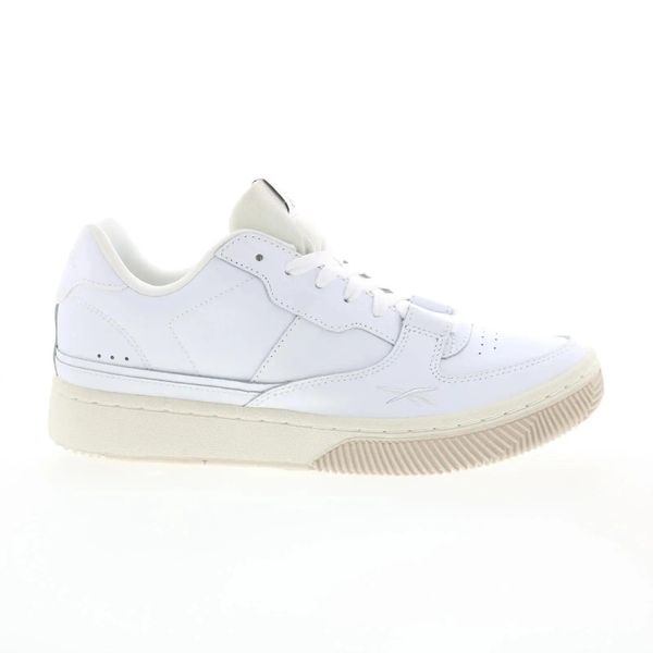 Męskie buty sportowe klasyczna biała skóra DUAL COURT SNEAKERS. Białe buty turystyczne Reebok, bez wzorów, ze skóry, bez zapięcia, trekkingowe. Za 405.00 zł.