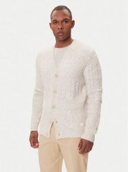 Guess Kardigan M5BR15 Z0462 Beżowy Regular Fit. Brązowe swetry rozpinane Guess, m, z aplikacjami, z syntetyku, bez kołnierzyka, bez ramiączek. Za 559.99 zł.