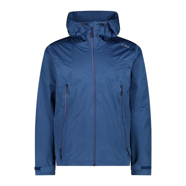 Kurtka trekkingowa z kapturem CMP. Niebieskie kurtki CMP, xl, bez wzorów, z kapturem. W wyprzedaży za 289.99 zł.