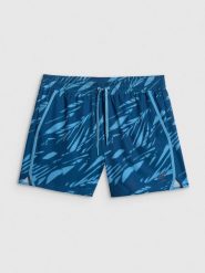 4F Spodenki plażowe boardshorty męskie - turkusowe 3XL. Niebieskie szorty 4F, m, bez wzorów, z materiału. Za 99.99 zł.