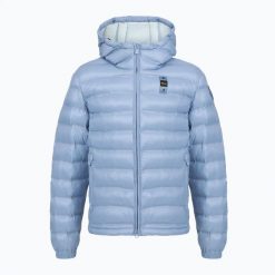 Kurtka męska Blauer USA Charles blue 80j. Niebieskie kurtki Blauer, m, bez wzorów, z materiału. Za 1,249.00 zł.