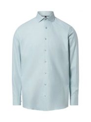 Finshley & Harding koszula non-iron Mężczyźni Modern Fit Bawełna zielony, 43. Zielone koszule Finshley & Harding, m, bez wzorów, z bawełny, bez kołnierzyka, bez ramiączek. Za 299.95 zł.