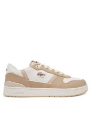 Lacoste Sneakersy 7-49SMA0072 Beżowy. Brązowe buty sportowe casual LACOSTE, bez wzorów, ze skóry, bez zapięcia. Za 399.99 zł.