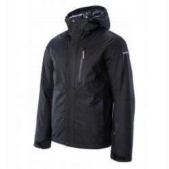 Kurtka zimowa męska narciarska Icepeak Capot. Czarne kurtki narciarskie i snowboardowe Icepeak, m, bez wzorów, narciarskie. Za 723.84 zł.