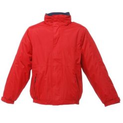 Kurtka Bomberka Unisex Dla Dorosłych Dover. Czerwone kurtki Regatta, xs, bez wzorów, bez kaptura. Za 161.99 zł.