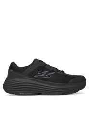 Skechers Sneakersy Max Cushioning Endeavour- 220613/BBK Czarny. Czarne buty sportowe casual Skechers, bez wzorów, z materiału, bez zapięcia. Za 289.99 zł.