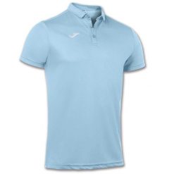 Koszulka polo do tenisa męska Joma Hobby. Niebieskie koszulki polo sportowe Joma, l, bez wzorów, z materiału, bez kołnierzyka, bez ramiączek, na golfa. Za 161.00 zł.