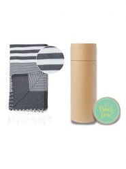 Towel to Go Chusta hammam "Zenk" w kolorze szarym - 180 x 100 cm rozmiar: onesize. Szare szaliki Towel to Go, bez wzorów, z bawełny. Za 69.99 zł.