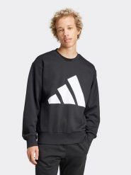 Adidas Bluza w kolorze czarno-białym rozmiar: L. Białe bluzy Adidas, l, bez wzorów, bez kaptura. Za 170.47 zł.