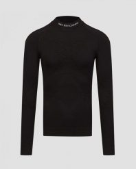 Czarny longsleeve z półgolfem męski X-Bionic Energy Accumulator 4.0 Turtle Neck. Czarne bielizna termoaktywna X BIONIC, m, bez wzorów, bez ramiączek, do biegania. Za 740.00 zł.