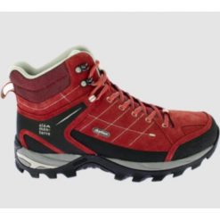 Wysokie buty turystyczne Élémenterre Sonora EV. Czerwone buty trekkingowe Elementerre, bez wzorów, bez zapięcia. Za 359.10 zł.