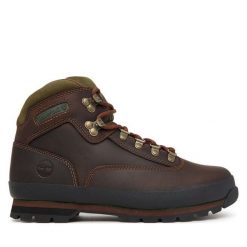 Trekkingi Timberland. Brązowe buty trekkingowe Timberland, bez wzorów, bez zapięcia. Za 749.99 zł.