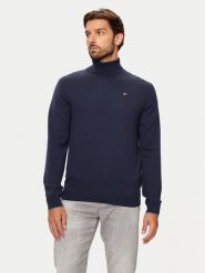 Napapijri Golf Damavand NP0A4GJT Granatowy Regular Fit. Niebieskie golfy Napapijri, m, bez wzorów, z wełny, bez kołnierzyka, bez ramiączek. Za 309.99 zł.