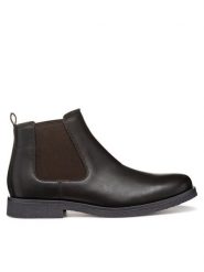 Geox Sztyblety Uomo Claudio U2658A 00043 C6009 Brązowy. Brązowe botki sznurowane Geox, bez wzorów, ze skóry, bez obcasa, bez zapięcia. Za 349.99 zł.